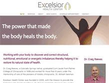 Tablet Screenshot of excelsiorhealthcenter.com